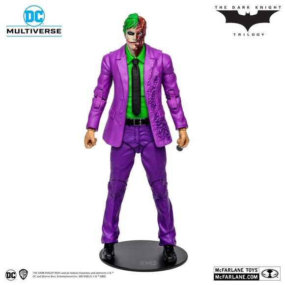 DC Multiverse McFarlane Gold Label Jokerized Two-Face Exclusive 7" Collection - Picture 4 of 7
